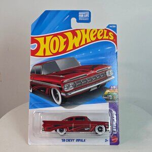 Hot Wheels 59 Chevy Impala Layin Low Die-Cast Car 44/250 Limited Edition Collect